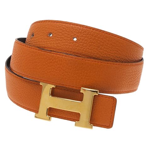 hermes orange buckle|genuine hermes belt.